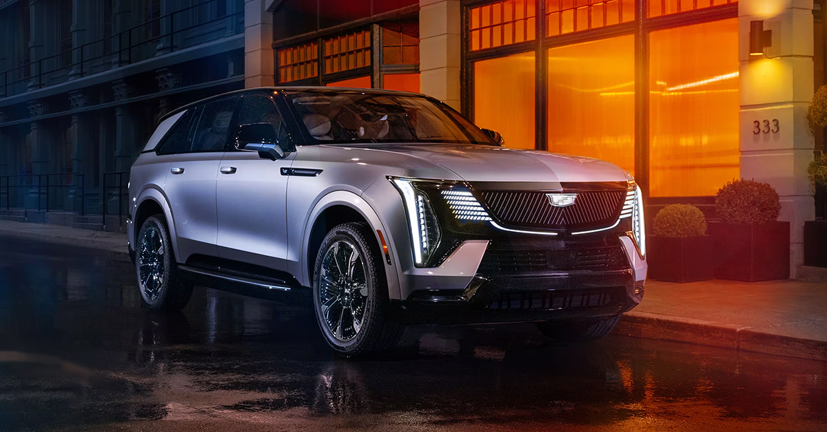 2025 Cadillac Escalade IQ exterior from the front